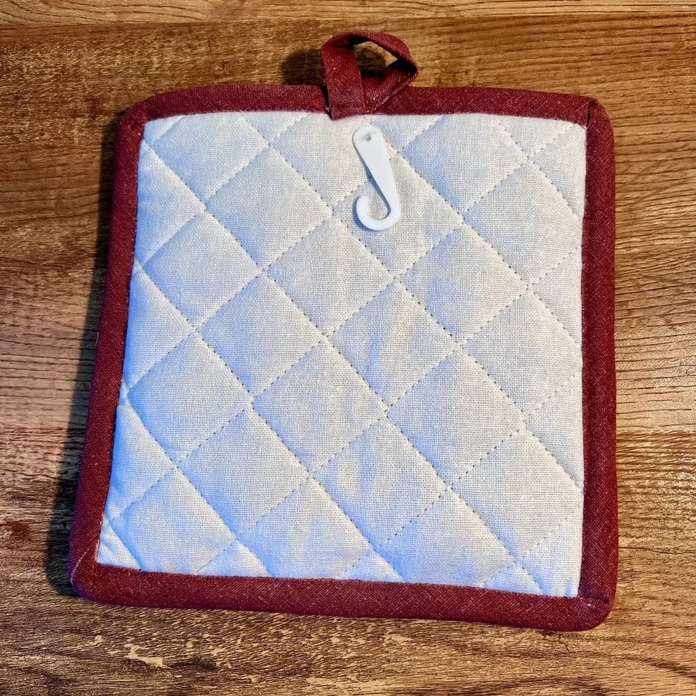 Autumn Blessings Pot Holder and Towel‎ Set and Set of Four Dishcloths